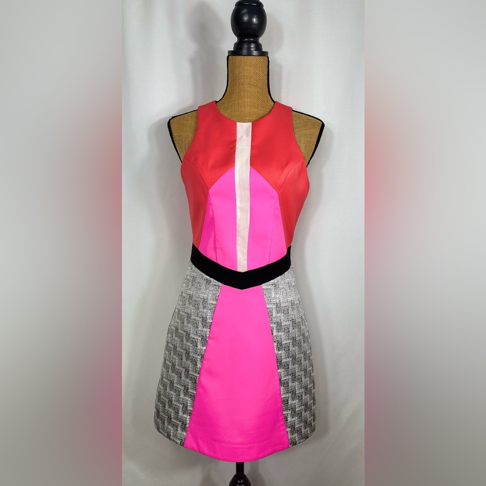 Pink Stitch Cocktail Dress, Size 6-EXCELLENT CONDITION!